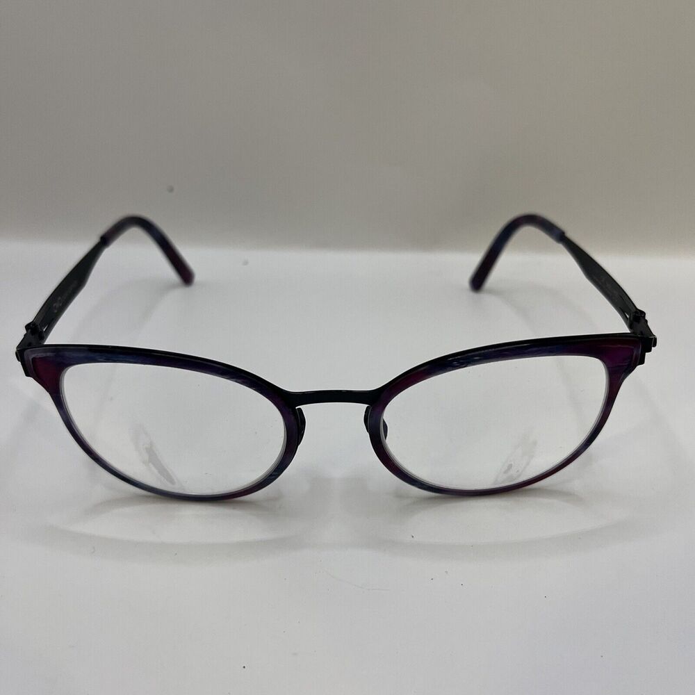Ovvo Optics Eyeglasses M3823 M50 Purple Black Frames Only Designer
